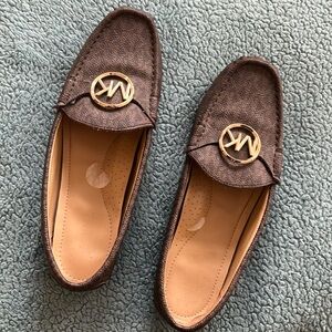 Michael Kors Flats, Brown Logo